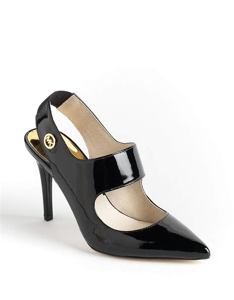 michael kors sling back shoes|Michael Kors stiletto heel pumps.